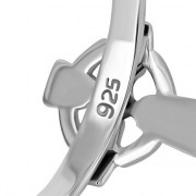 Celtic Cross Plain Sterling Silver Ring - rp570